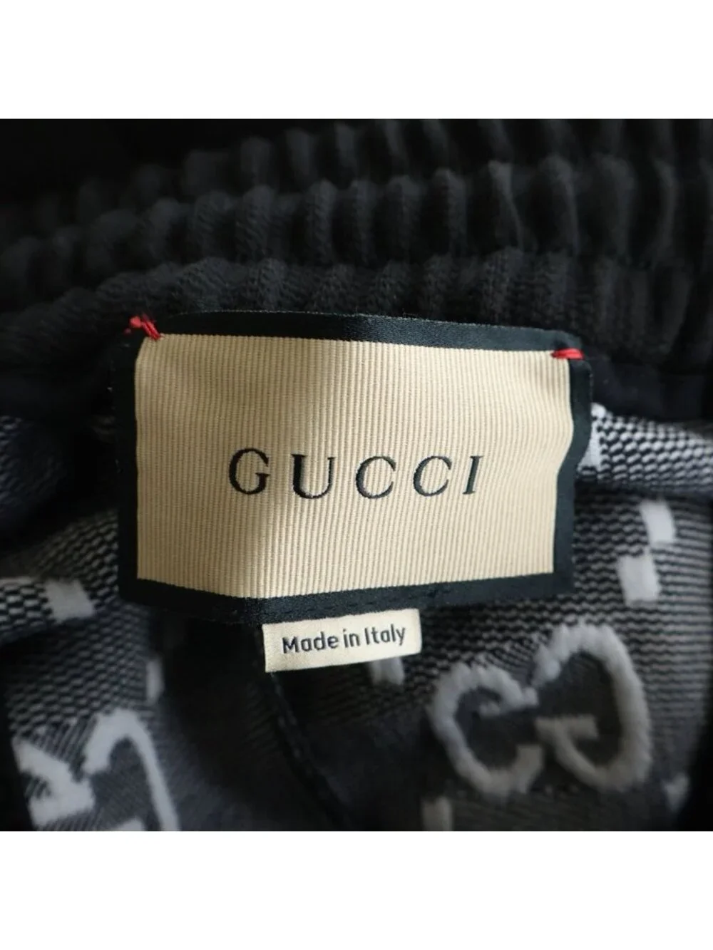 Gucci GG Jacquard Jogging Pants Sweatshirt Black